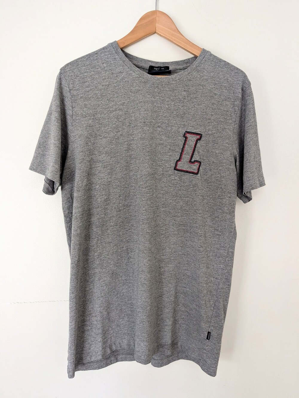 Lindbergh Organic Cotton Embroidered T-shirt Size L